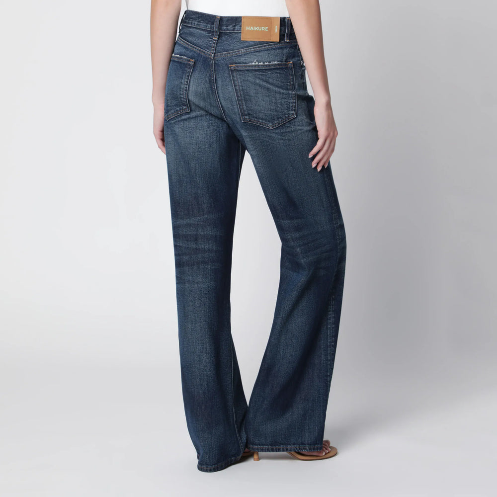 HAIKURE - Haikure Korea jeans in washed dark blue denim Brand Apparel & Accessories > Clothing > Pants