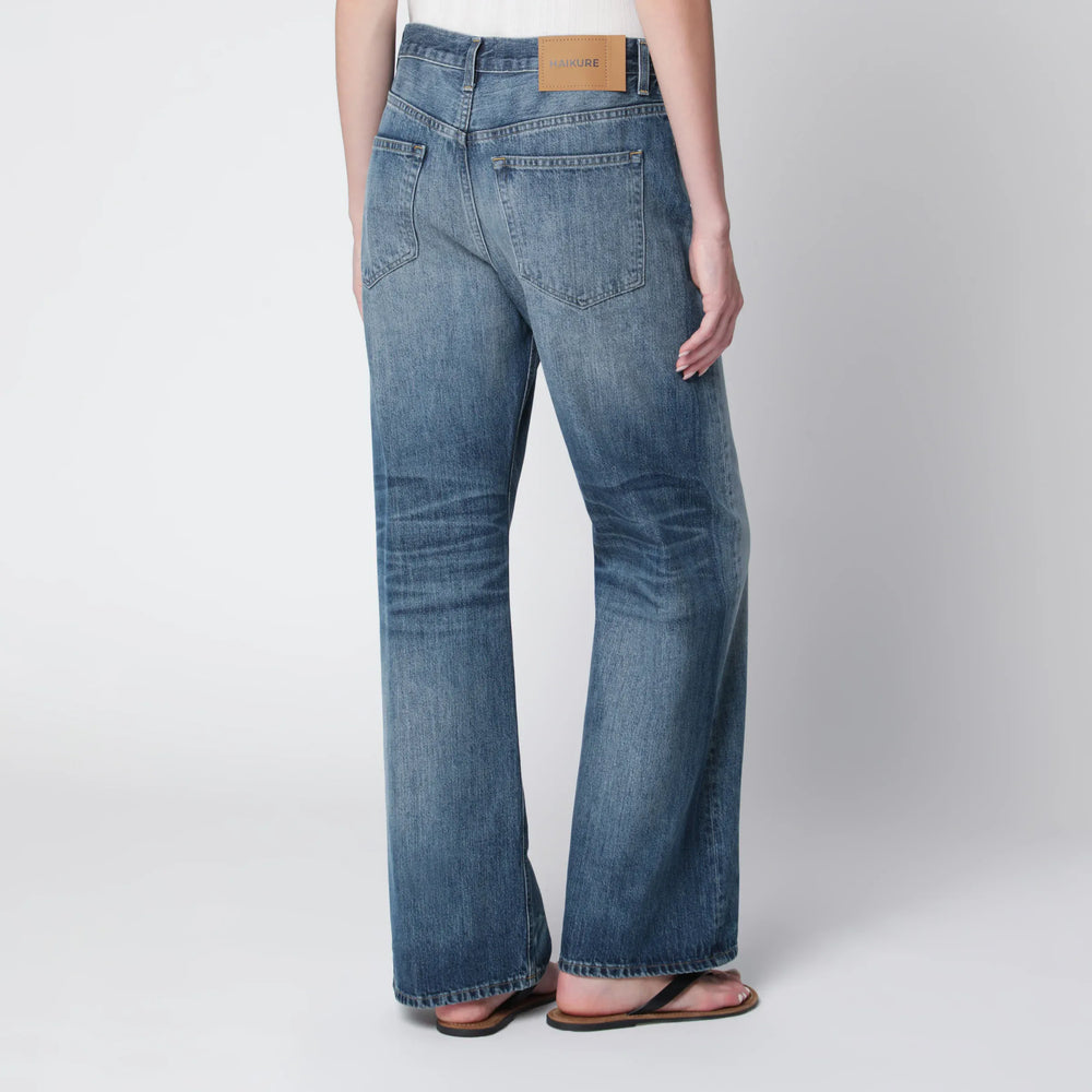 HAIKURE - Haikure wide-leg jeans in Blue Ryder denim Brand Apparel & Accessories > Clothing > Pants