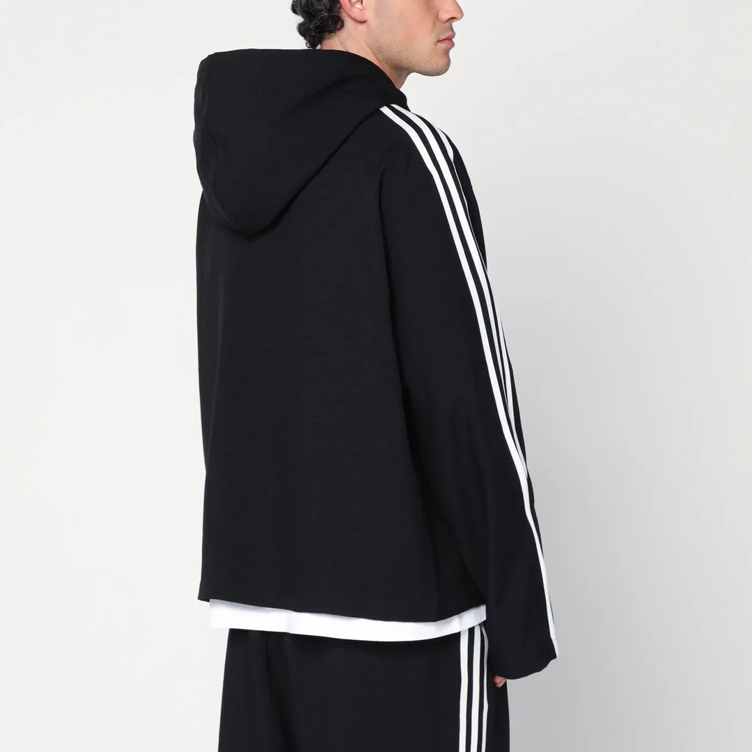 adidas Y-3 - 3-Stripes black zip/cardigan Brand Apparel &amp; Accessories > Clothing > Shirts &amp; Tops
