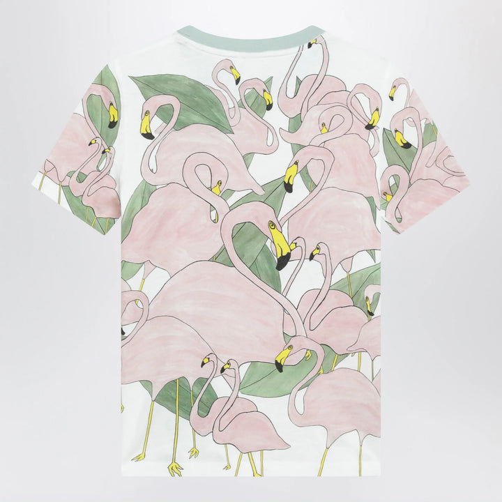 Chloé - Baby-fit crew-neck T-shirt in organic cotton jersey, multicolor Brand Apparel &amp; Accessories > Clothing > Shirts &amp; Tops