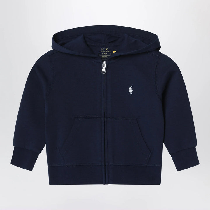 Polo Ralph Lauren - Navy blue zip-up sweatshirt Brand Apparel &amp; Accessories > Clothing > Shirts &amp; Tops 3