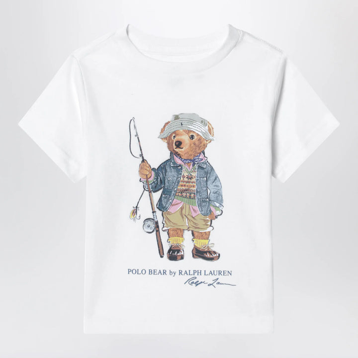 Polo Ralph Lauren - White cotton Polo Bear T-shirt Brand Apparel &amp; Accessories > Clothing > Shirts &amp; Tops