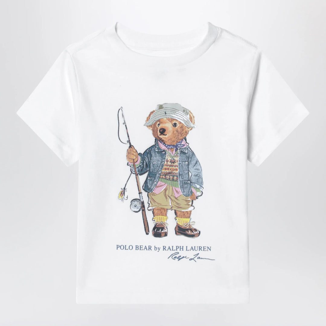 Polo Ralph Lauren - White cotton Polo Bear T-shirt Brand Apparel & Accessories > Clothing > Shirts & Tops 3