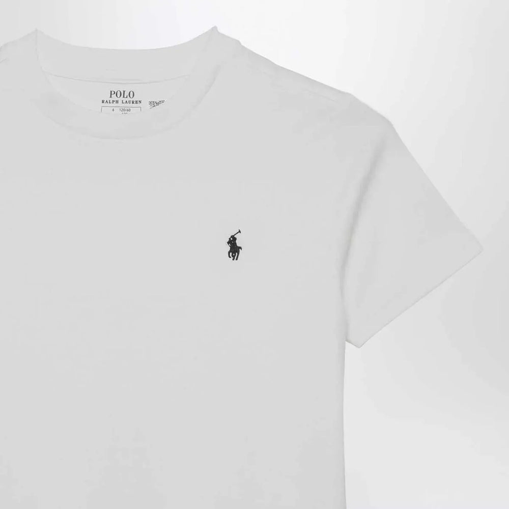 Polo Ralph Lauren - White cotton T-shirt Brand Apparel & Accessories > Clothing > Shirts & Tops 3Y