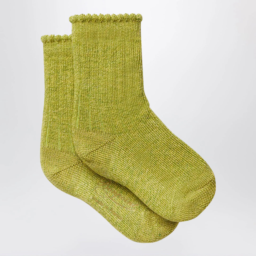 Bonpoint - Elwen light green socks Brand Apparel &amp; Accessories > Clothing > Underwear &amp; Socks > Socks 3Y