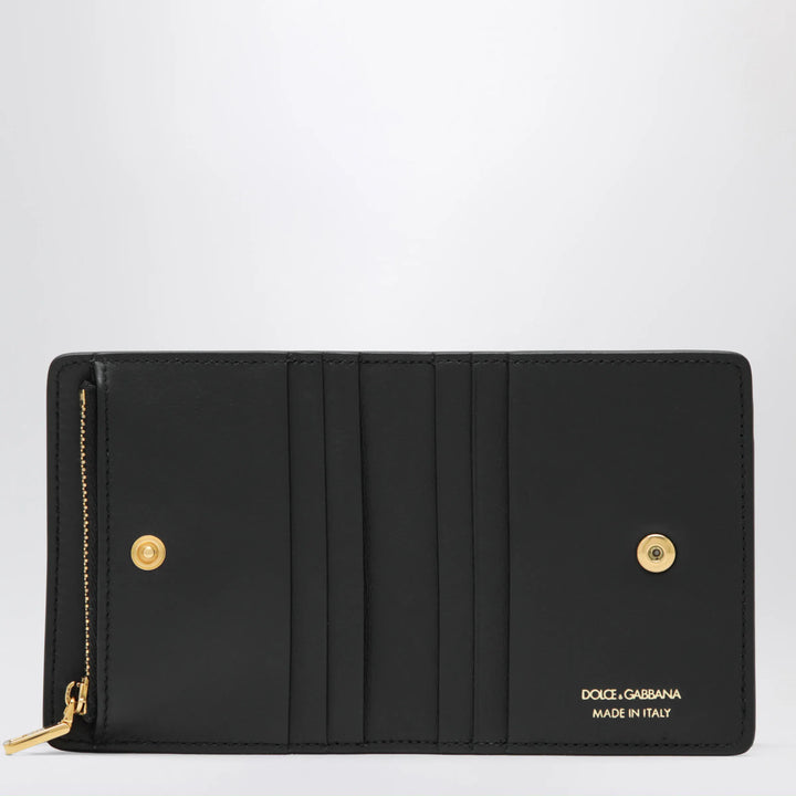 Dolce&amp;Gabbana - Black leather wallet with DG logo Brand Apparel &amp; Accessories U