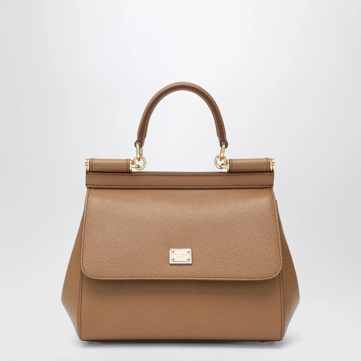 Dolce&amp;Gabbana - Medium caramel Sicily Hand Bag Brand Apparel &amp; Accessories TU