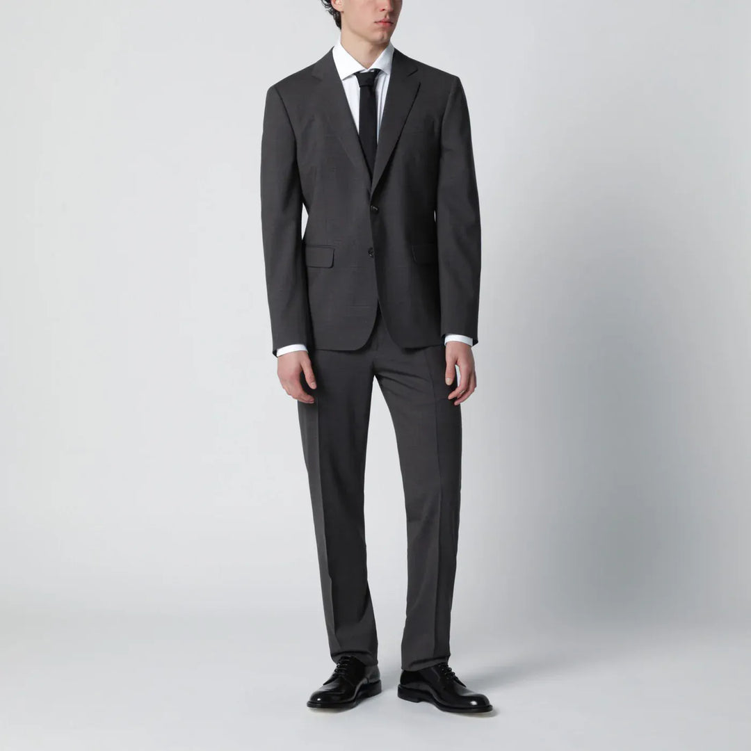Dsquared2 - Grey single-breasted suit in wool blend Brand Apparel &amp; Accessories 46 IT