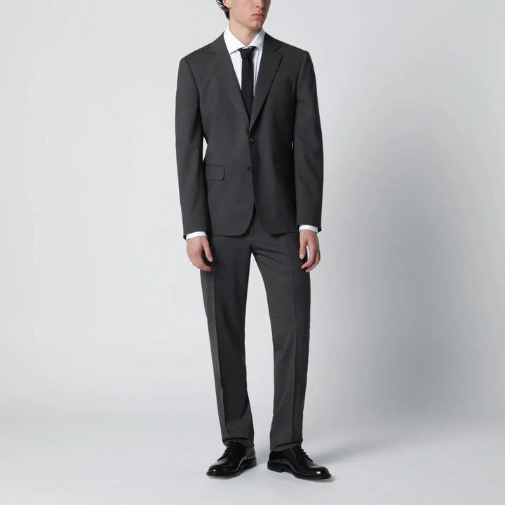 Dsquared2 - Grey single-breasted suit in wool blend Brand Apparel &amp; Accessories 46 IT