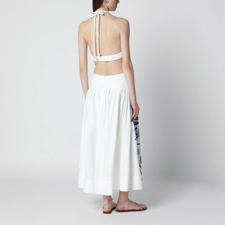 FARM Rio - Coast Stars printed linen midi dress Brand Apparel &amp; Accessories