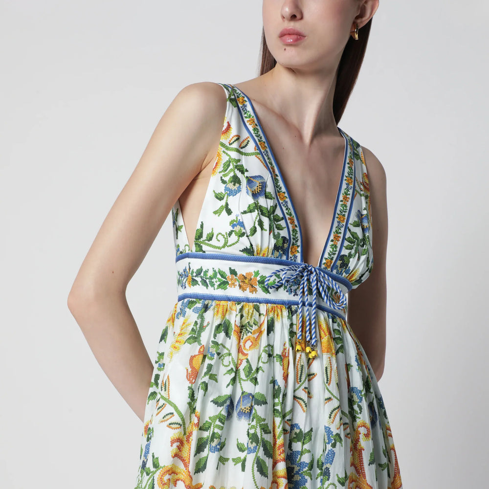 FARM Rio - Emily Floral Tapestry midi dress Brand Apparel & Accessories