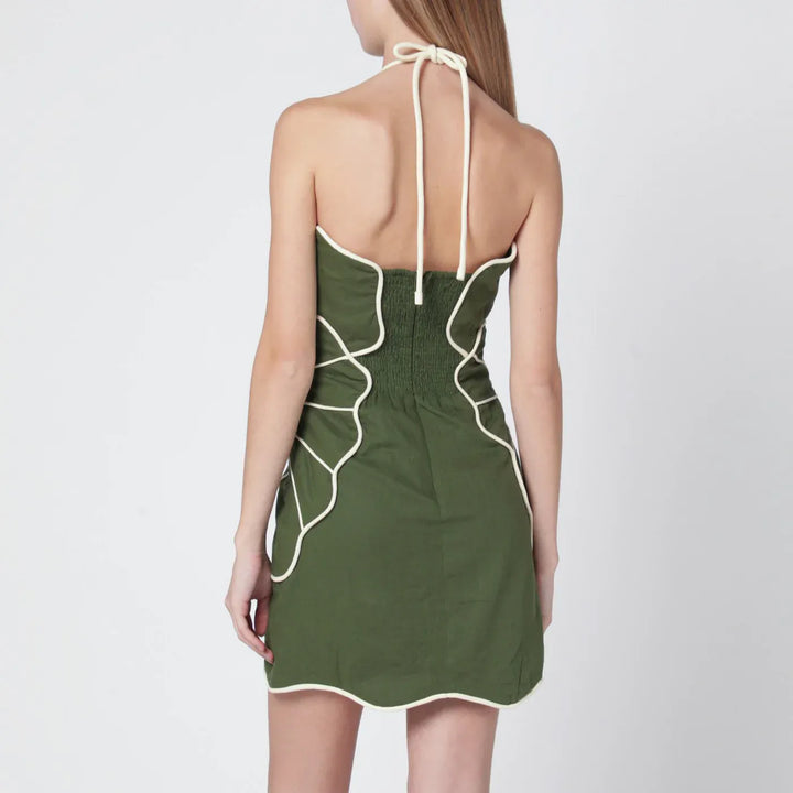FARM Rio - Short green linen-blend dress Brand Apparel &amp; Accessories