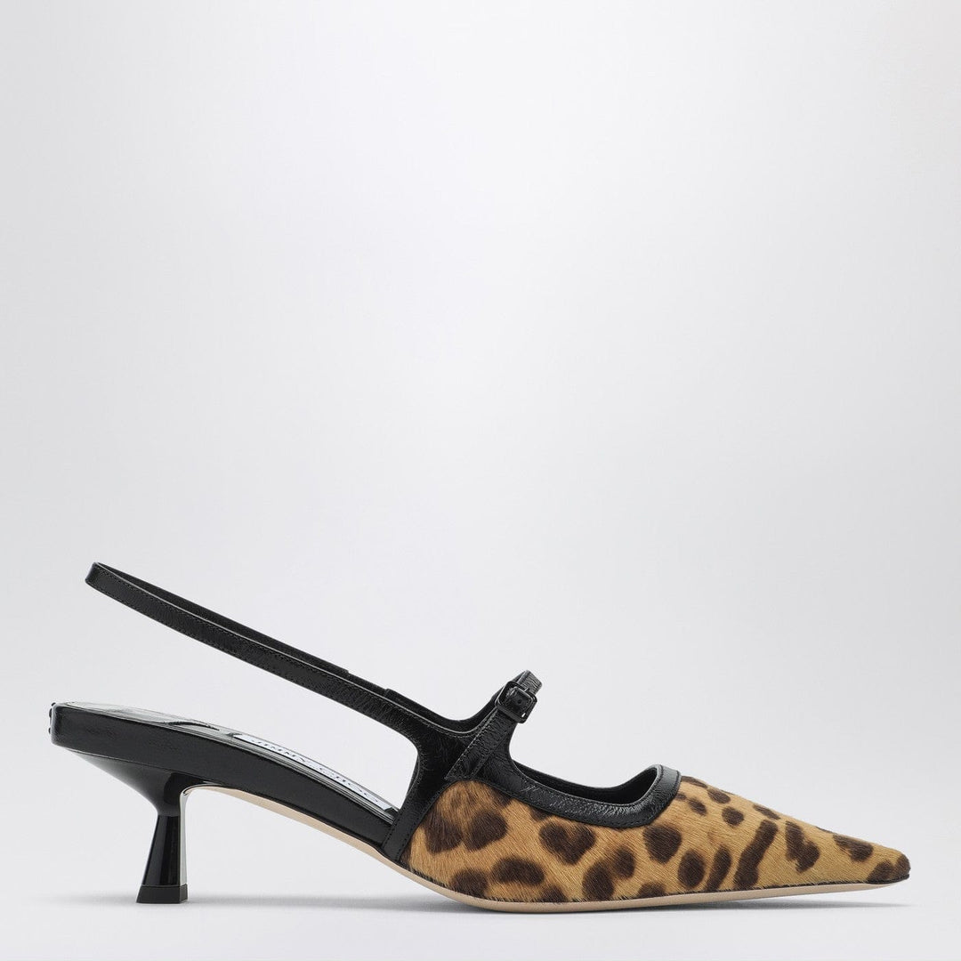 Apparel & Accessories Jimmy Choo - Didi 45 slingback in leopard print pony skin Brand