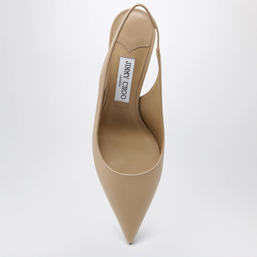 Jimmy Choo - Leather slingbacks with ankle strap Brand Apparel &amp; Accessories