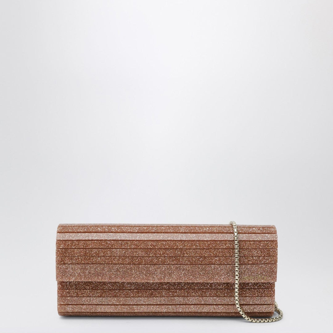 Apparel & Accessories TU Jimmy Choo - Sweetie clutch in pink glitter acrylic fabric Brand