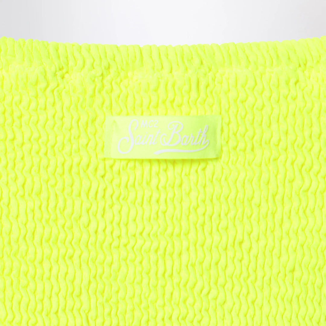 MC2 Saint Barth - Baker bikini in neon yellow crinkle fabric Brand Apparel &amp; Accessories
