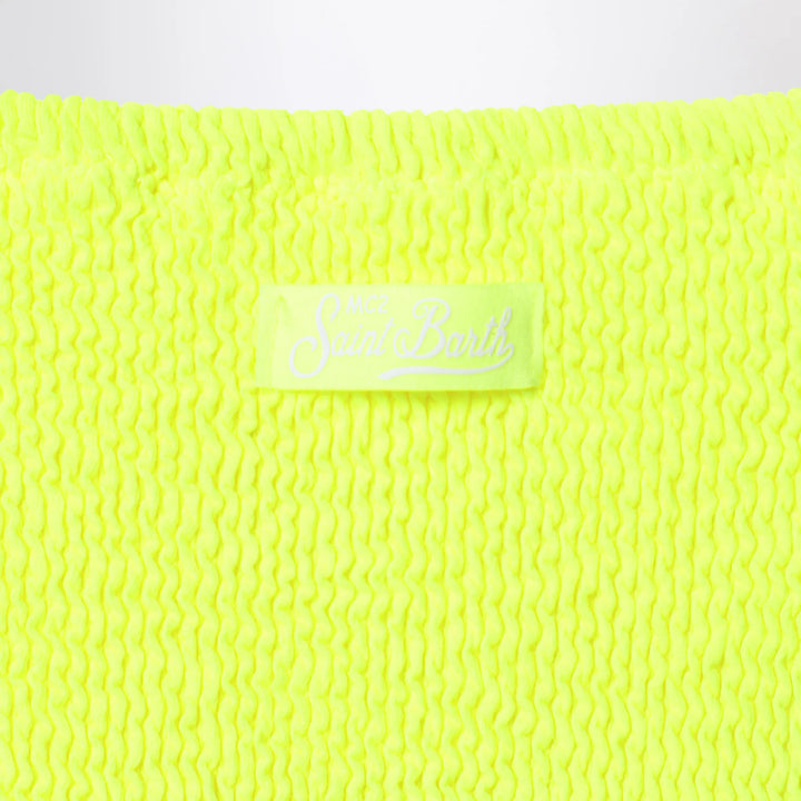 MC2 Saint Barth - Baker bikini in neon yellow crinkle fabric Brand Apparel &amp; Accessories