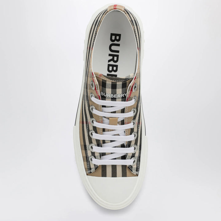 Burberry - Vintage Check Beige Sneakers Brand Apparel &amp; Accessories > Shoes