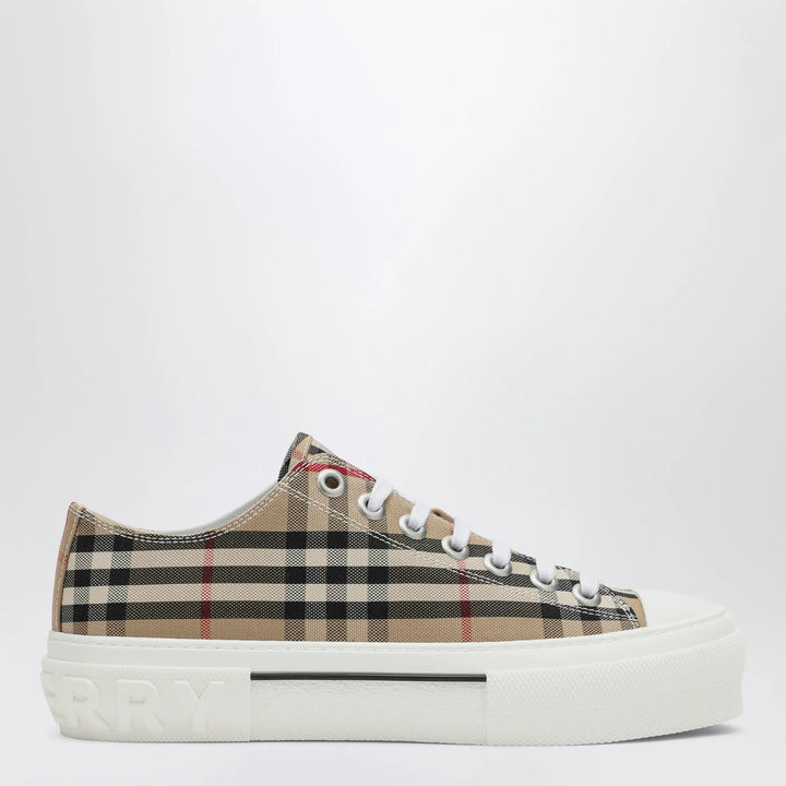 Burberry - Vintage Check Beige Sneakers Brand Apparel &amp; Accessories > Shoes 36 IT