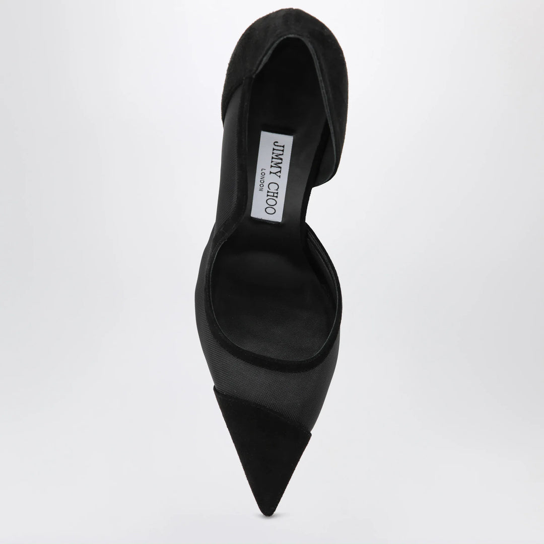 Jimmy Choo - Brigitte 100 pumps in black suede and mesh Brand Apparel &amp; Accessories > Shoes