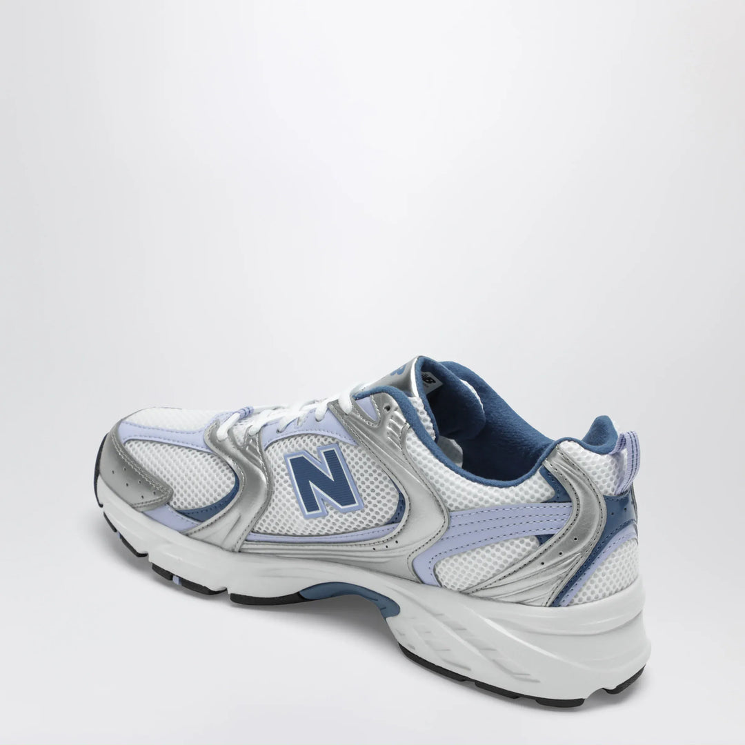 New Balance - 530 Sneakers in Silver Metallic / Daybreak / Magic Blue Brand Apparel &amp; Accessories > Shoes