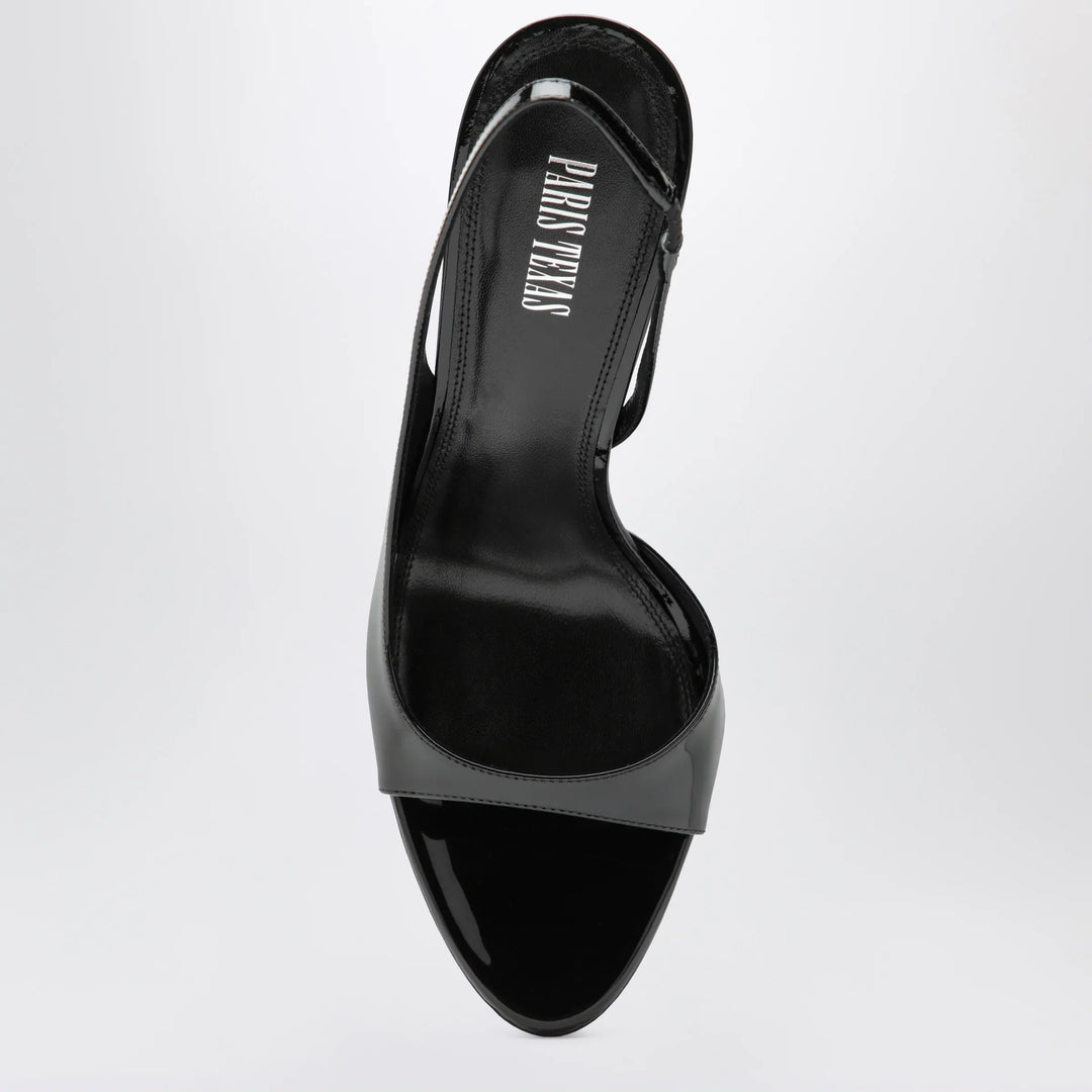 Paris Texas - Black patent slingback sandals Brand Apparel &amp; Accessories > Shoes