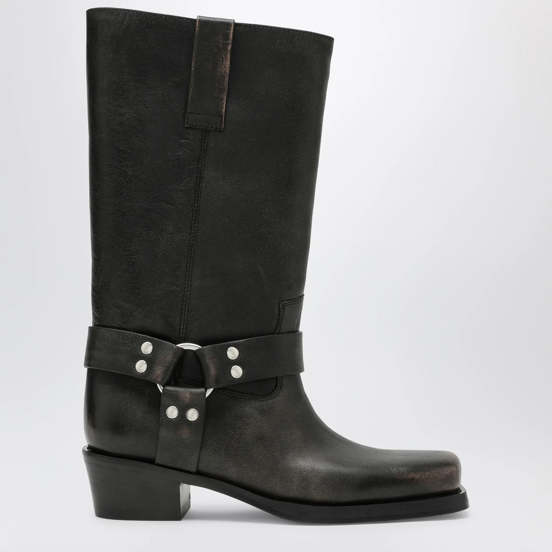 Paris Texas - Black Roxy boot in brushed leather Brand Apparel &amp; Accessories > Shoes