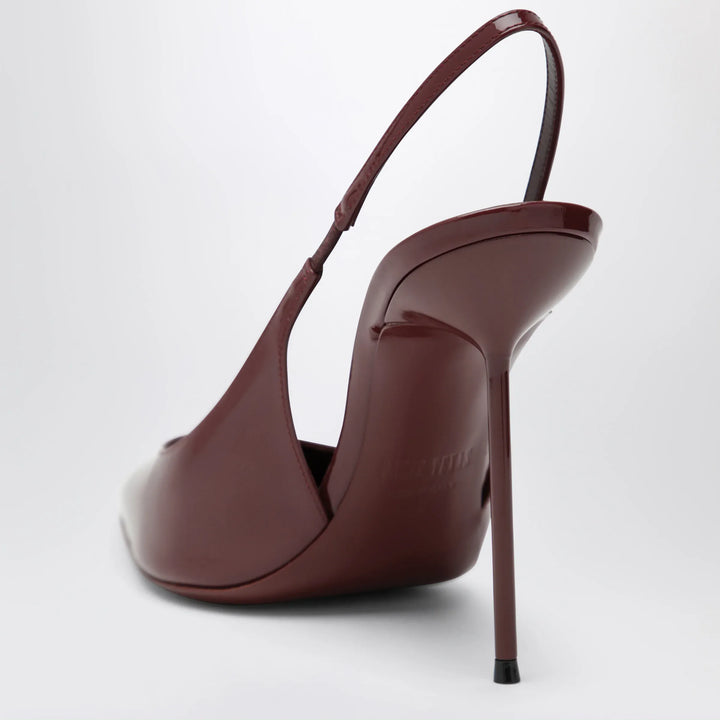 Paris Texas - Lidia slingback pumps in cherry patent leather Brand Apparel &amp; Accessories > Shoes