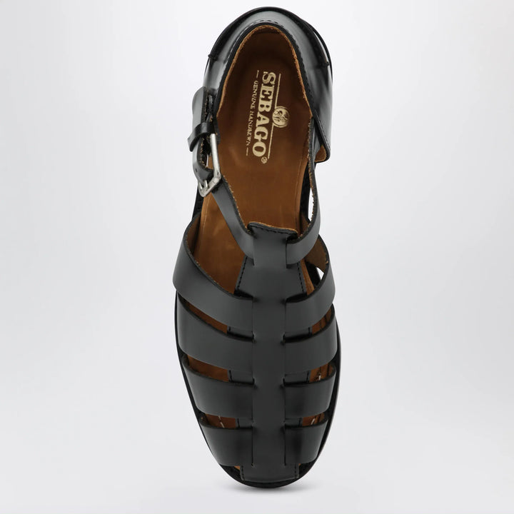 Sebago - Gurkha Tale black leather sandals Brand Apparel &amp; Accessories > Shoes