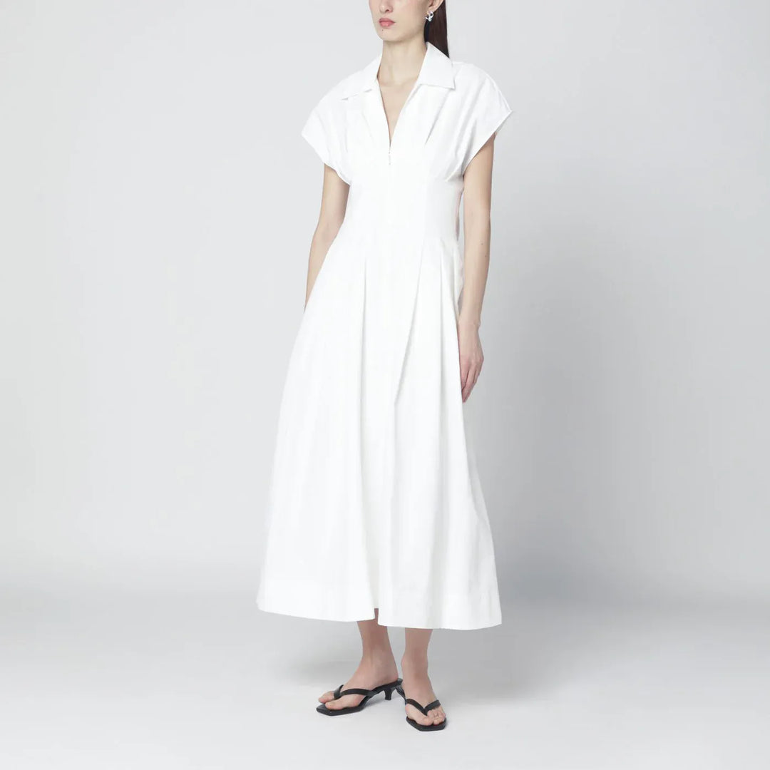 SIMKHAI - Farlow white midi dress Brand Apparel & Accessories 4 US