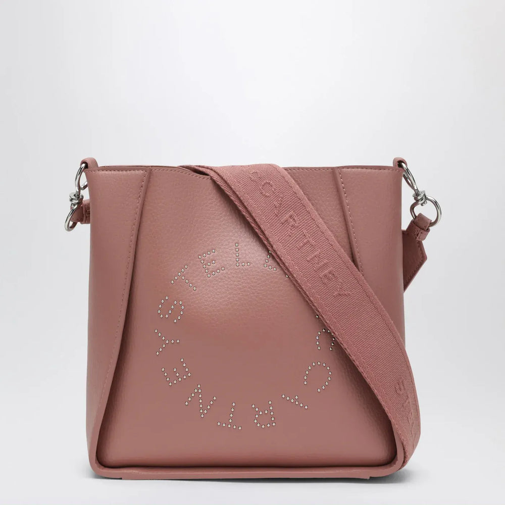 Stella McCartney - Square pink crossbody bag with logo Brand Apparel & Accessories TU