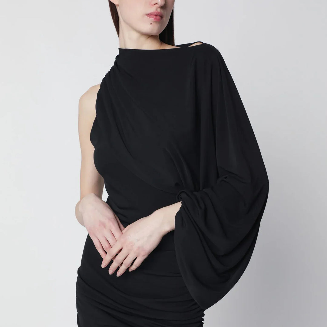 THE ANDAMANE - Black one-shoulder mini dress Brand Apparel &amp; Accessories