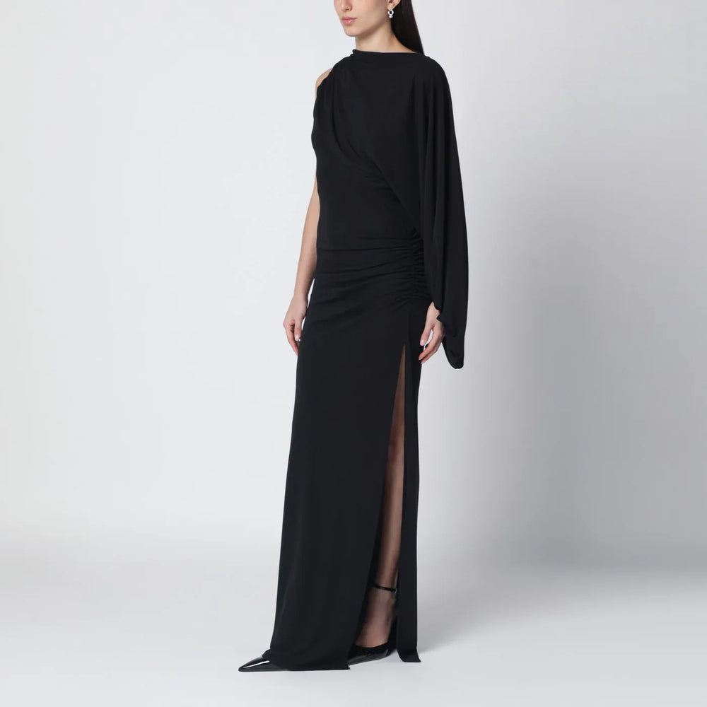 THE ANDAMANE - Black Selene one-shoulder long dress Brand Apparel & Accessories 40  IT