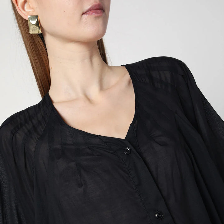 TheLatest - Loose black dress in cotton Brand Apparel &amp; Accessories XS