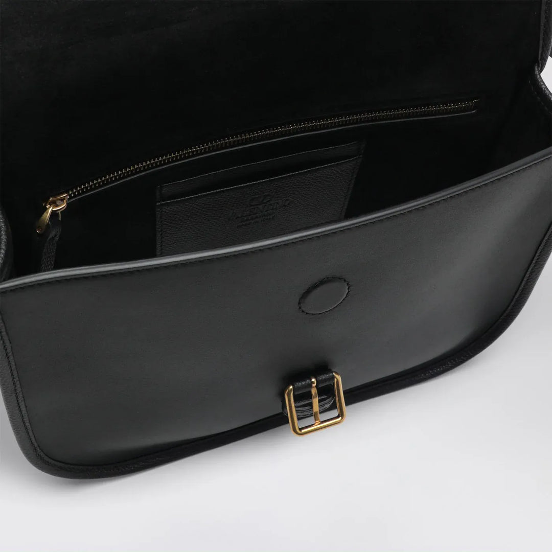 Valentino Garavani - Antibes black leather crossbody bag Brand Apparel &amp; Accessories TU