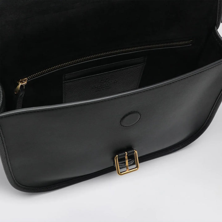 Valentino Garavani - Antibes black leather crossbody bag Brand Apparel &amp; Accessories TU