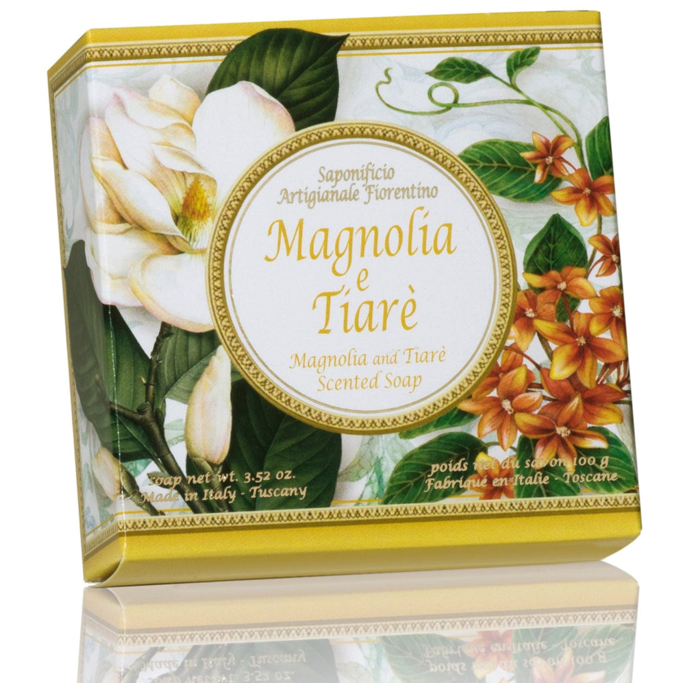 Saponificio Artigianale Fiorentino Bar soap Saponificio Artigianale Fiorentino Magnolia & Tiare Flower 12x100g Brand
