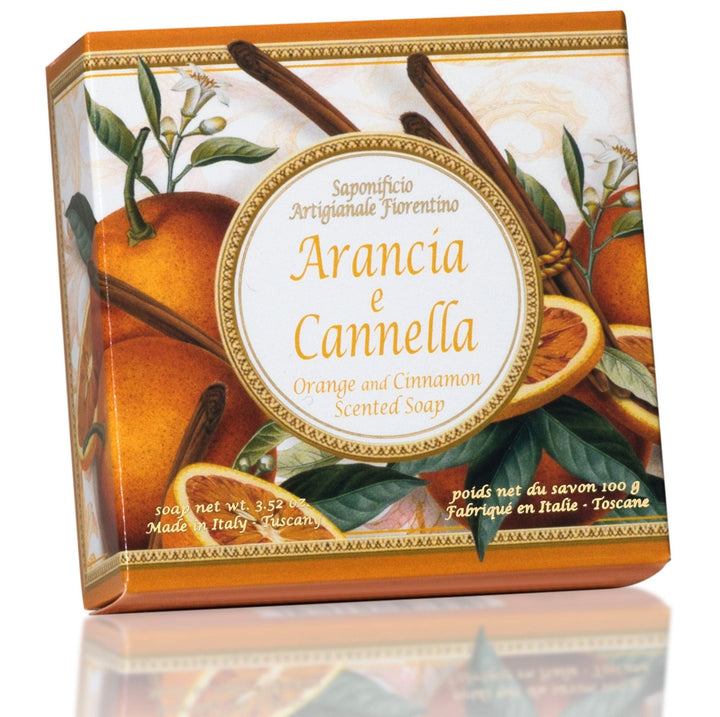 Saponificio Artigianale Fiorentino Bar soap Saponificio Artigianale Fiorentino Orange &amp; Cinnamon 12x100g Brand