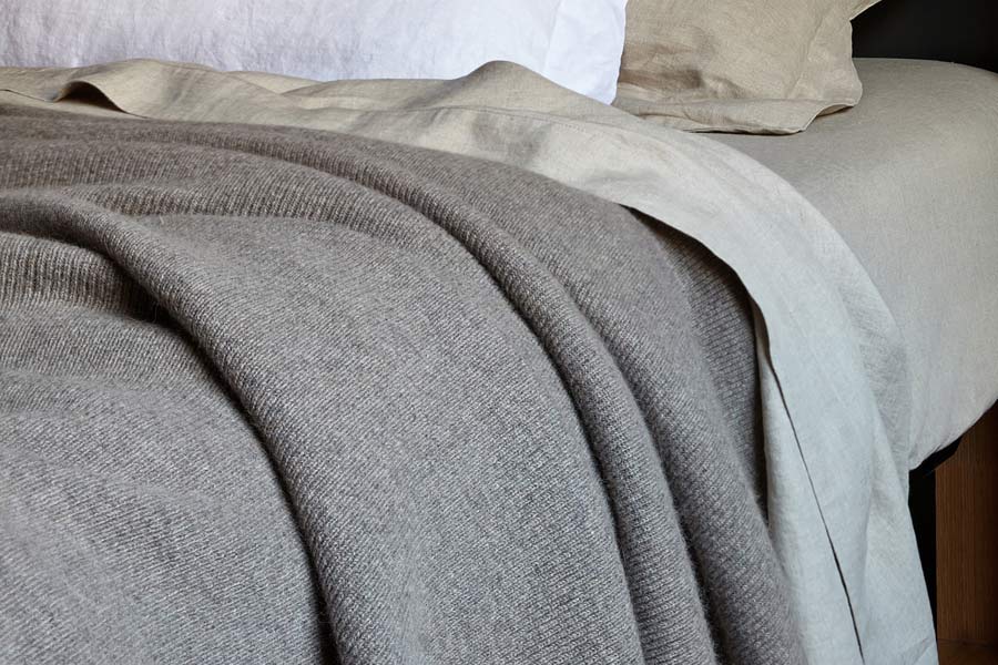 Bemboka Blanket Bemboka Fine Rib Angora & Merino Wool Blankets - Pre-Shrunk Brand