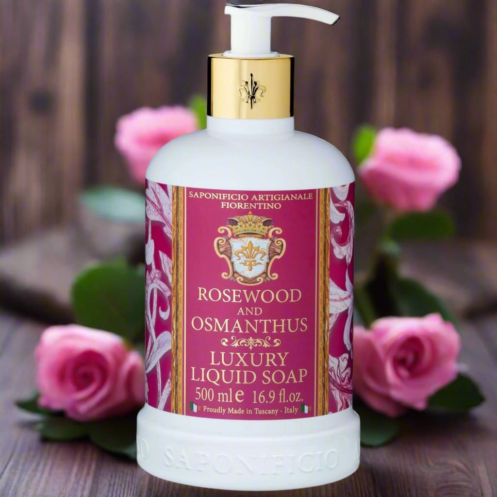 Saponificio Artigianale Fiorentino Body and Hand Wash Bundles Rosewood &amp; Osmanthus Hand Wash Bundle Set 3Pcs Rosewood &amp; Osmanthus Hand Wash Bundle Set 3Pcs Brand
