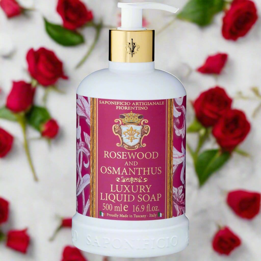 Saponificio Artigianale Fiorentino Body and Hand Wash Bundles Rosewood &amp; Osmanthus Hand Wash Bundle Set 3Pcs Rosewood &amp; Osmanthus Hand Wash Bundle Set 3Pcs Brand