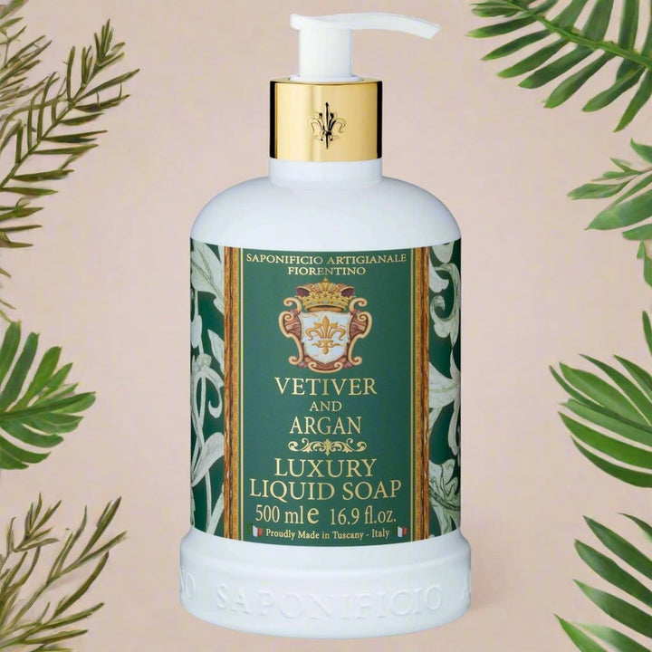 Saponificio Artigianale Fiorentino Body and Hand Wash Bundles Vetiver &amp; Argan Hand Wash Bundle Set 3Pcs Vetiver &amp; Argan Hand Wash Bundle Set 3Pcs Brand