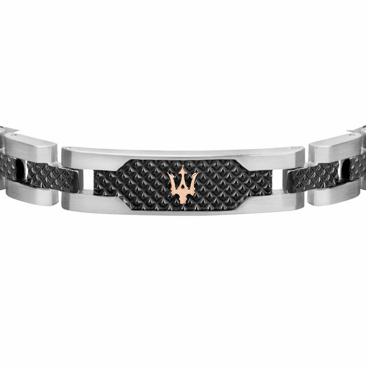 Maserati Bracelet Maserati Jewels Gunmetal Bracelet Maserati Jewels Gunmetal Bracelet For Men&