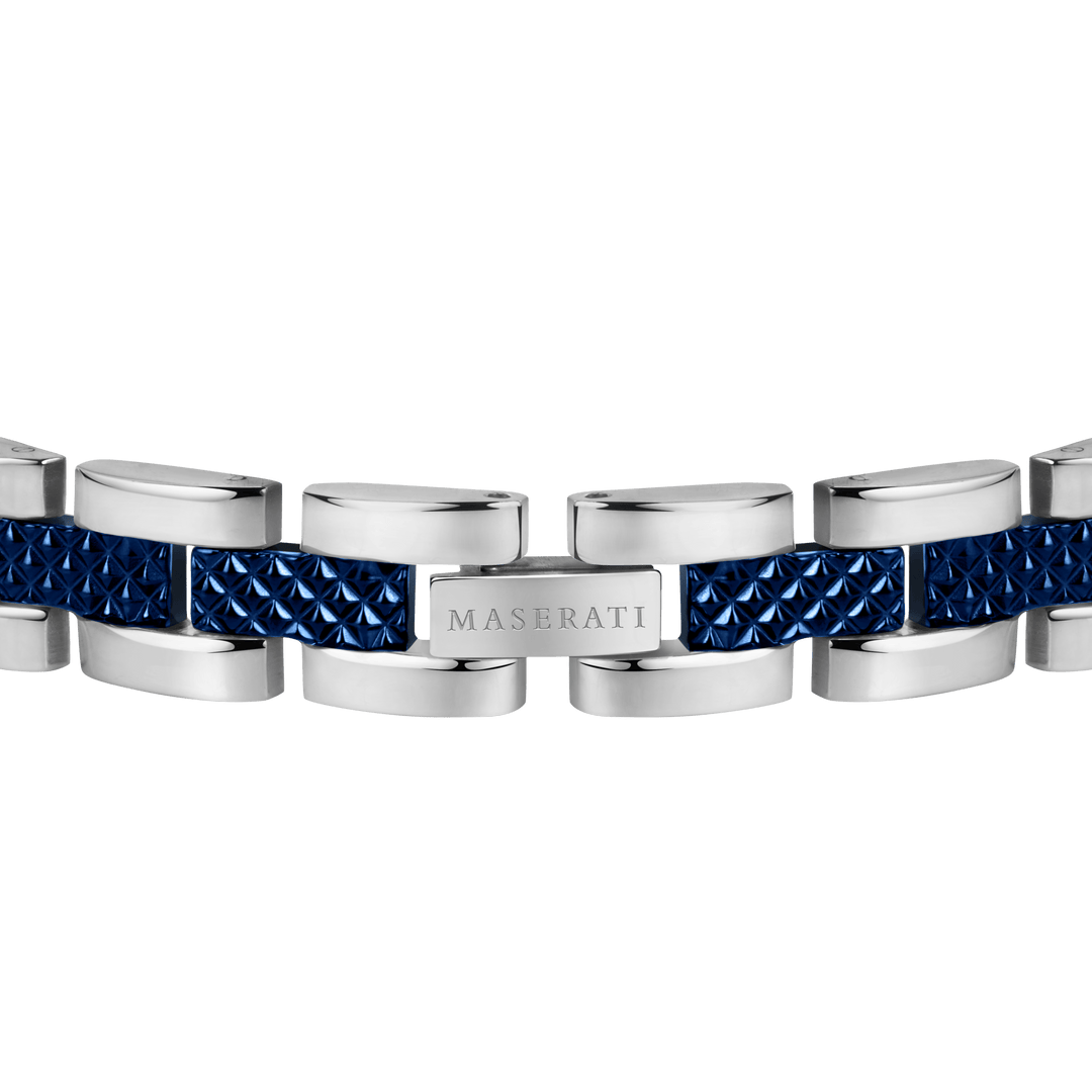Maserati Bracelet Maserati Jewels Silver &amp; Blue Bracelet Brand