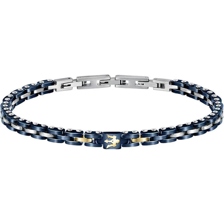 Maserati Bracelets Maserati Jewels  Bracelet Blue Ceramic &amp; Gold Elements Brand