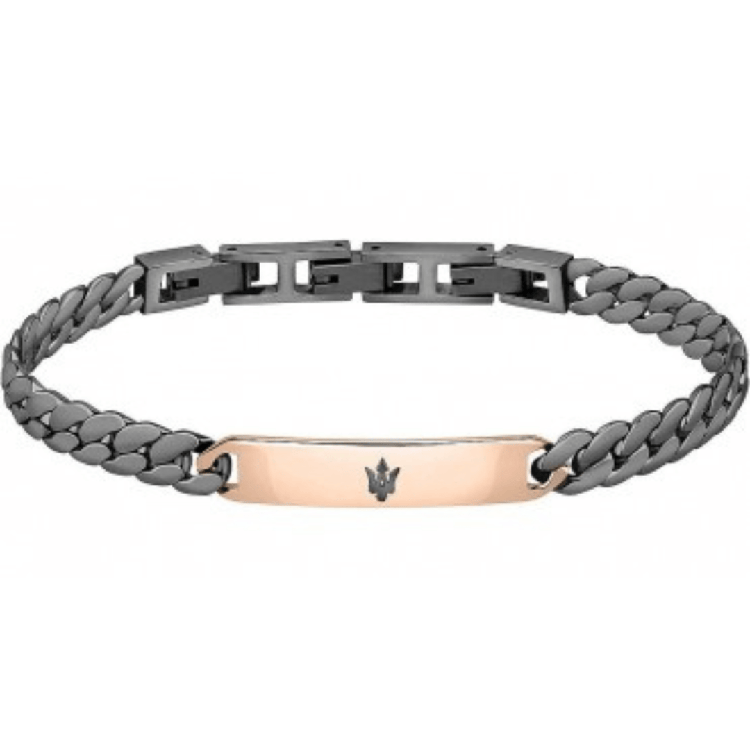 Maserati Bracelets Maserati Jewels Chain Gunmetal Bracelet Brand