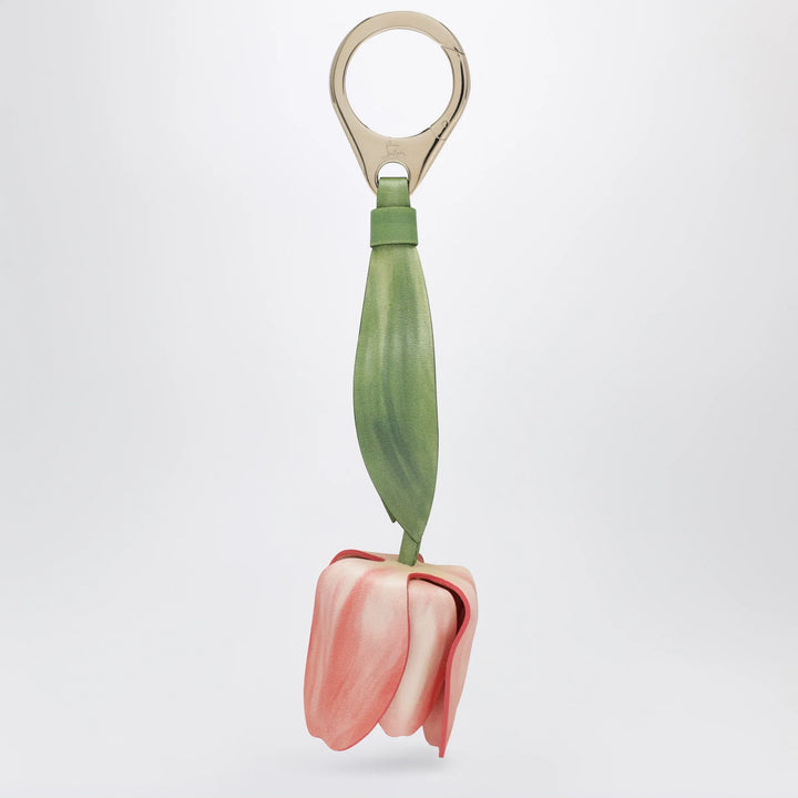 Christian Louboutin - Leather bag charm in the shape of a tulip Brand U