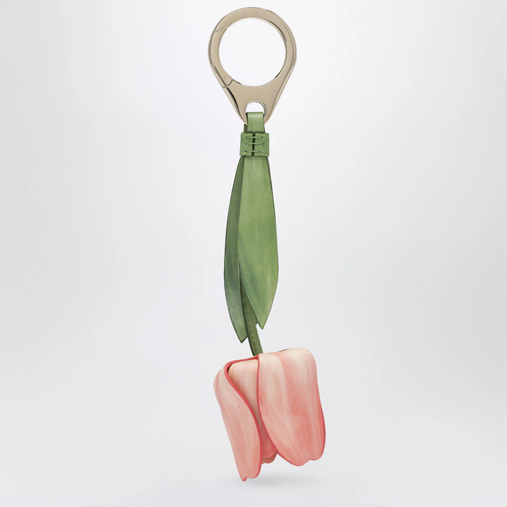 Christian Louboutin - Leather bag charm in the shape of a tulip Brand U
