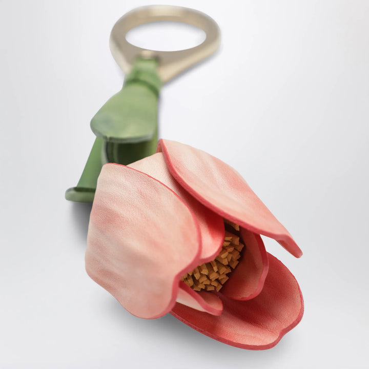 Christian Louboutin - Leather bag charm in the shape of a tulip Brand U