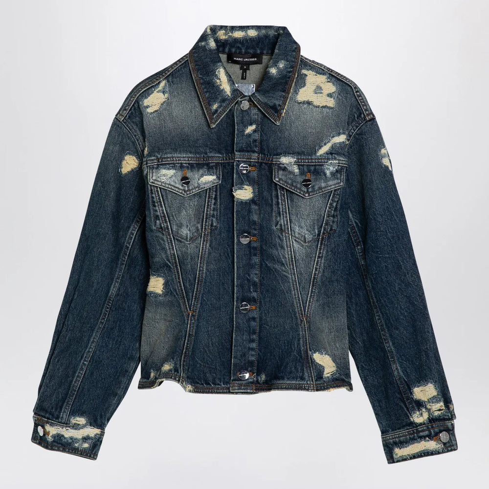 Marc Jacobs - Washed denim jacket with worn details Brand Coats & Jackets XS